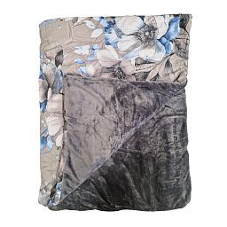 Obrázek pro produkt Zateplená kombinovaná deka v polštáři Magnolie šedá 150X200 50X60