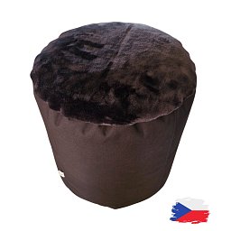 Obrázek pro produkt Válec kortexin černý s fleecem⌀40x40 cm